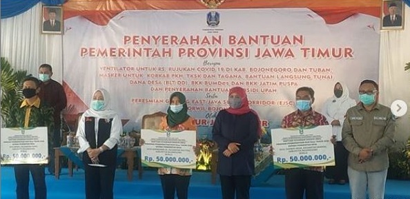 Pemprov Jatim Berikan Bantuan kepada Desa Ngringinrejo